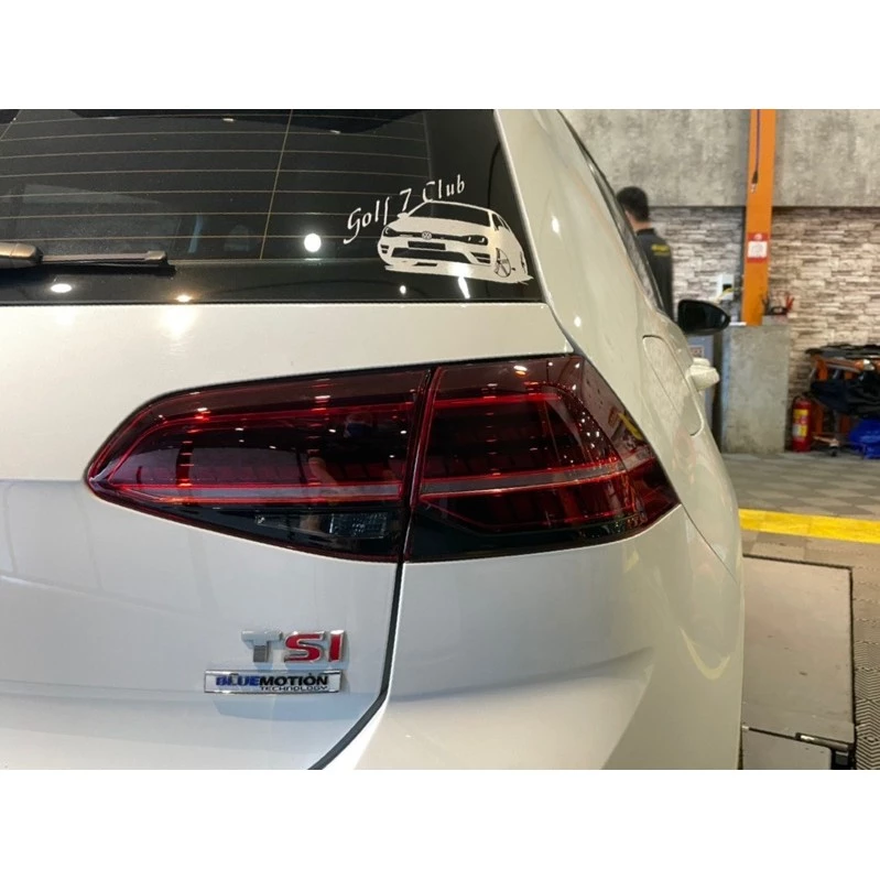 全新 福斯 VW GOLF 7 GOLF 7.5代 升級 紅白 GTI 樣式 LED 光導式 後燈 尾燈