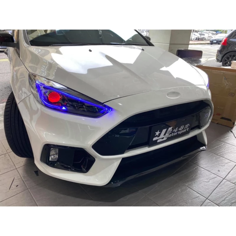全新 福特 FOCUS MK3.5 RS 1:1式樣 (非類RS) 前保桿 素材 PP材質