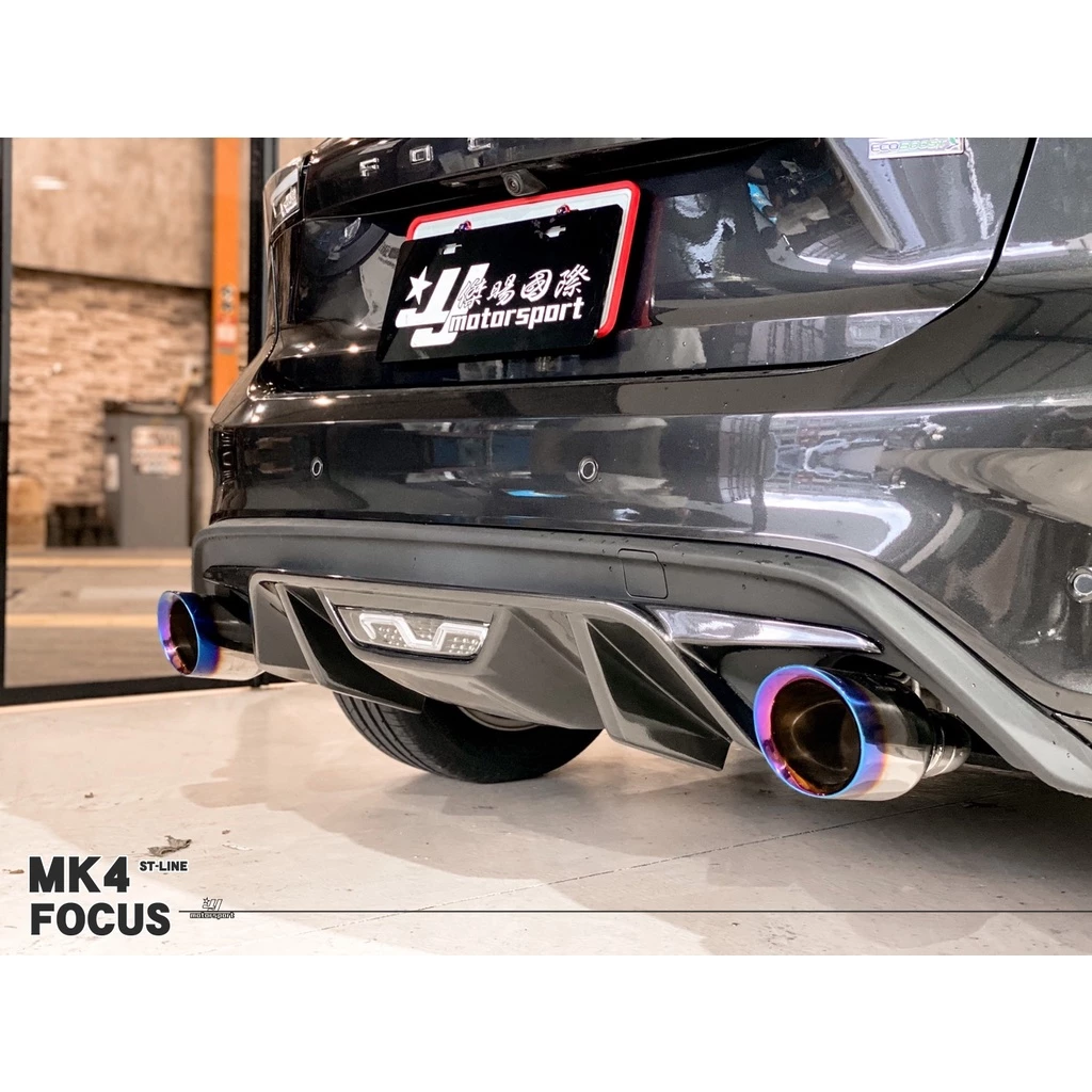 全新 福特 FORD FOCUS MK4 ST-LINE GT款 海鷗 LED燈組 雙邊單出 後包 後下巴