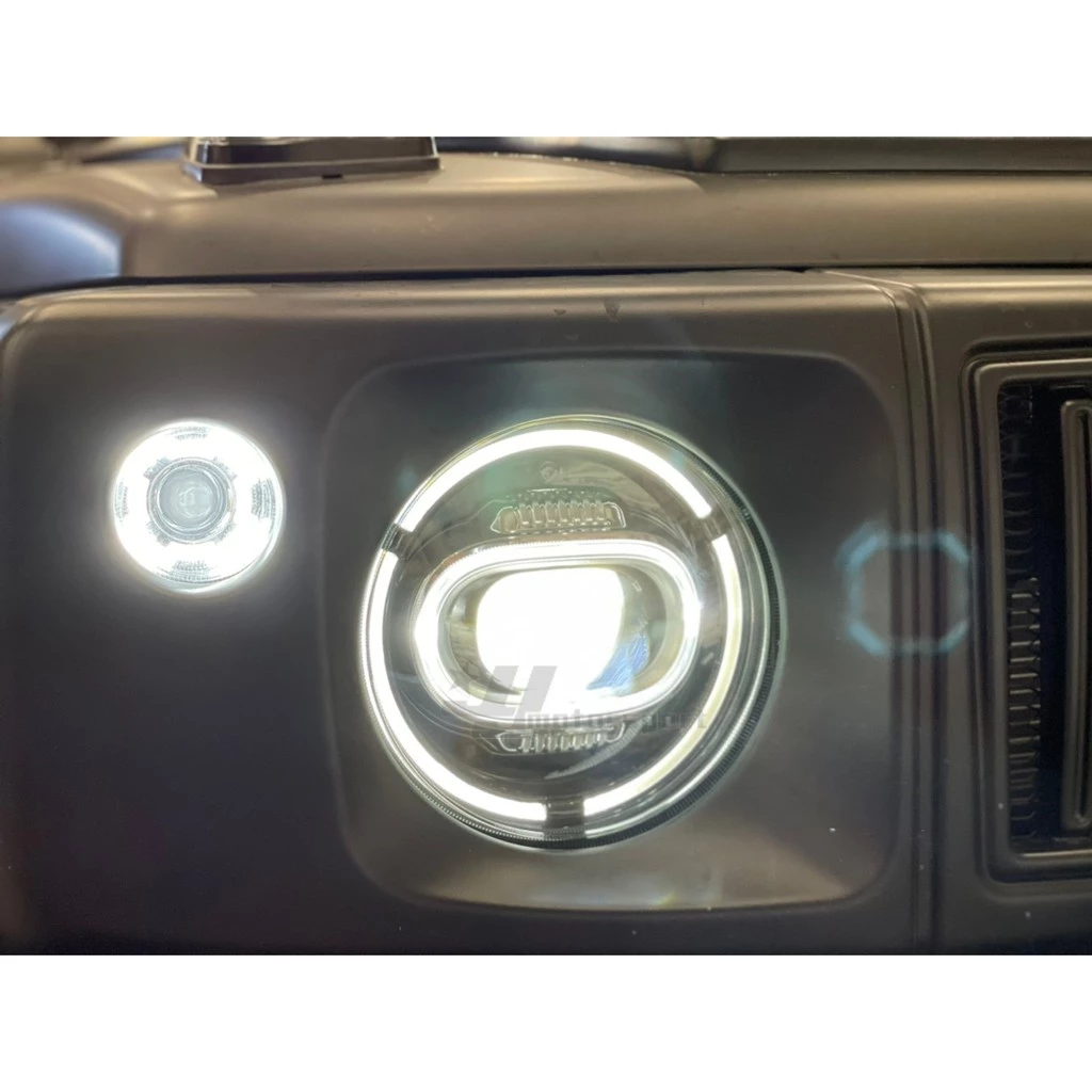 全新 SUZUKI JIMNY 18 19 動態呼吸 藍光漸變 全LED 三色 類大G 大燈 頭燈