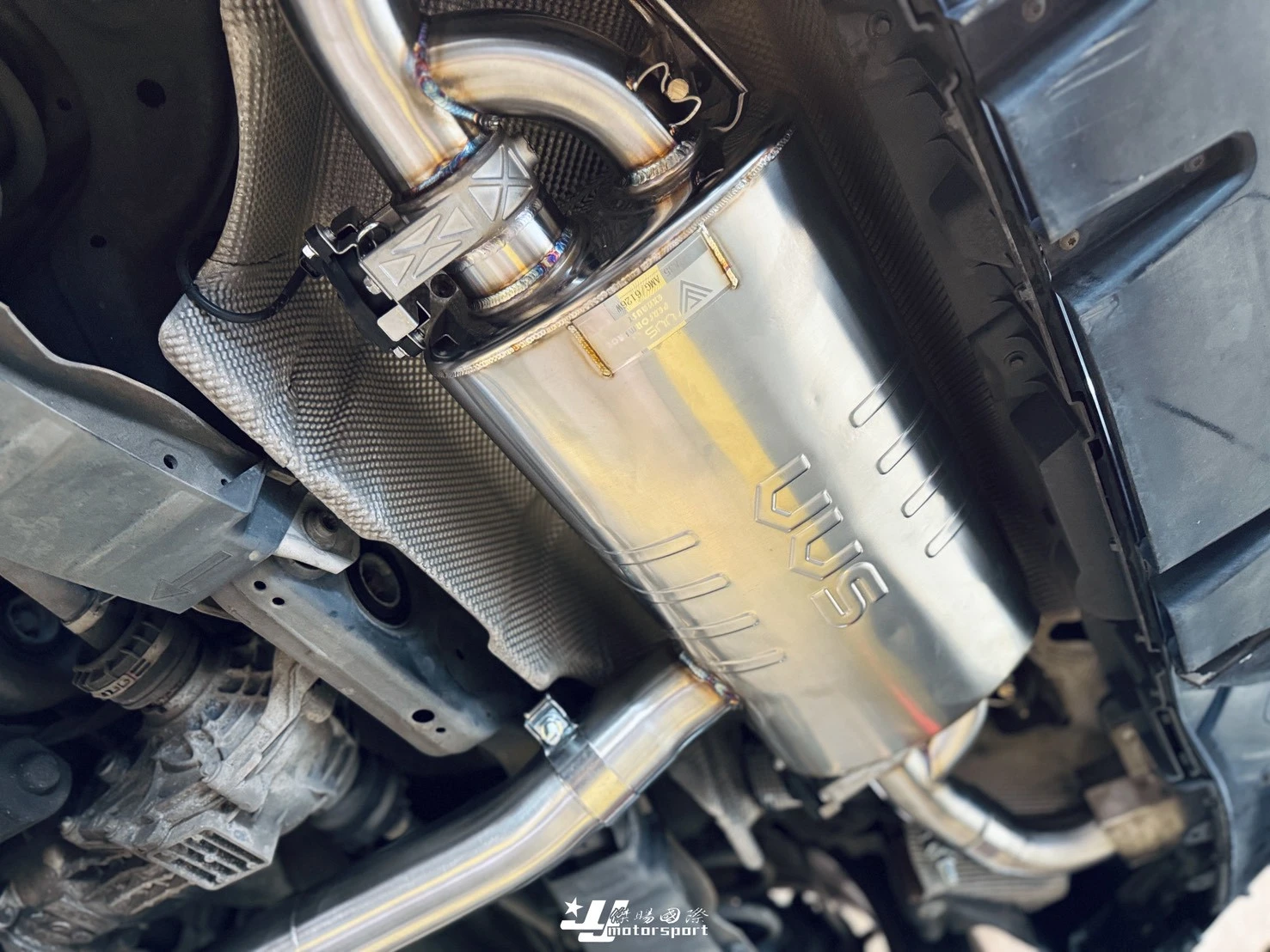 全新 賓士 BENZ W177 A35 升級  VVS 排氣管 中尾段+遙控閥門