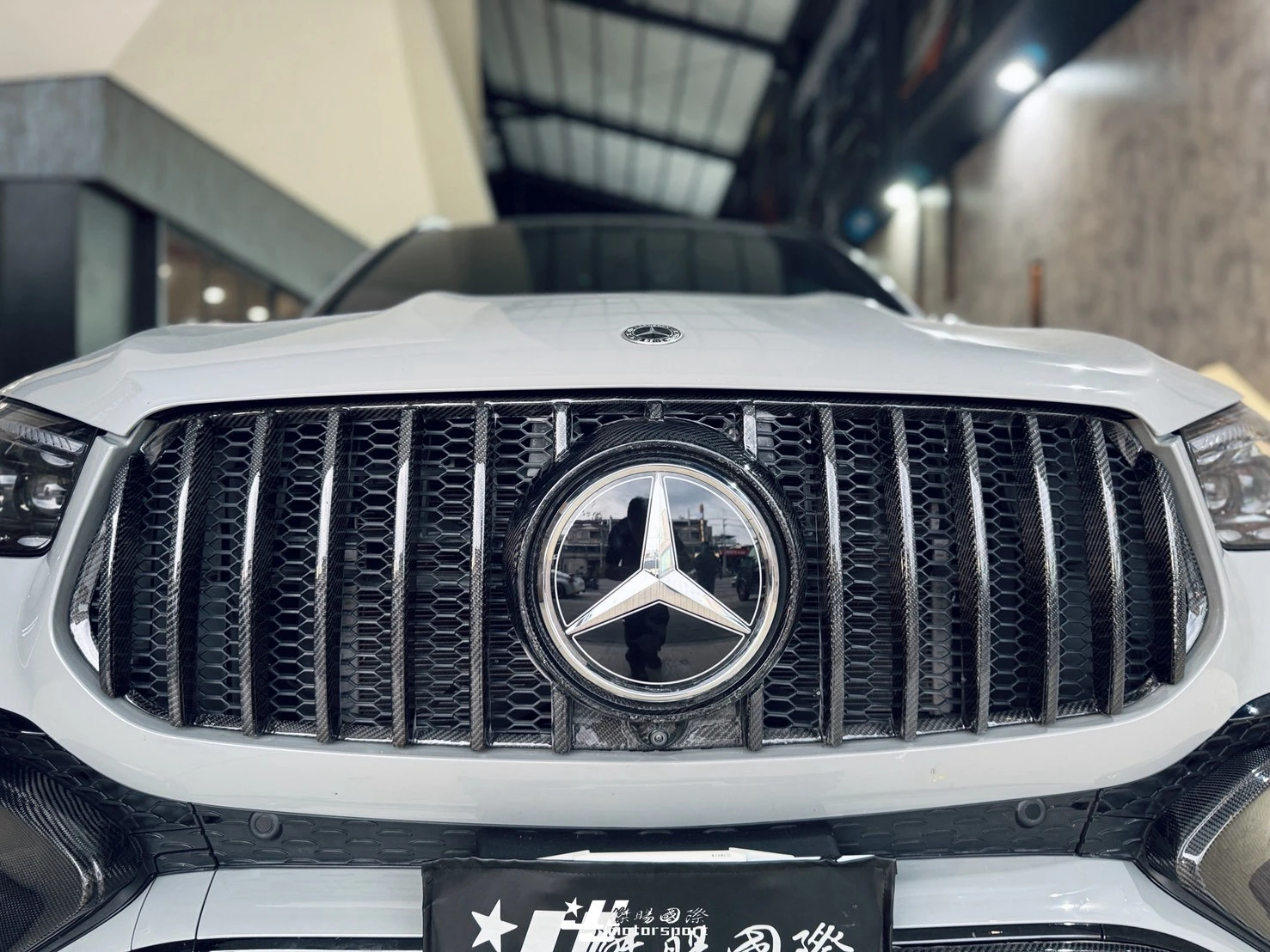 全新 BENZ 賓士 GLE 300 SUV GLE W167 2024- GT 全碳纖維樣式 卡夢 水箱柵 水箱罩