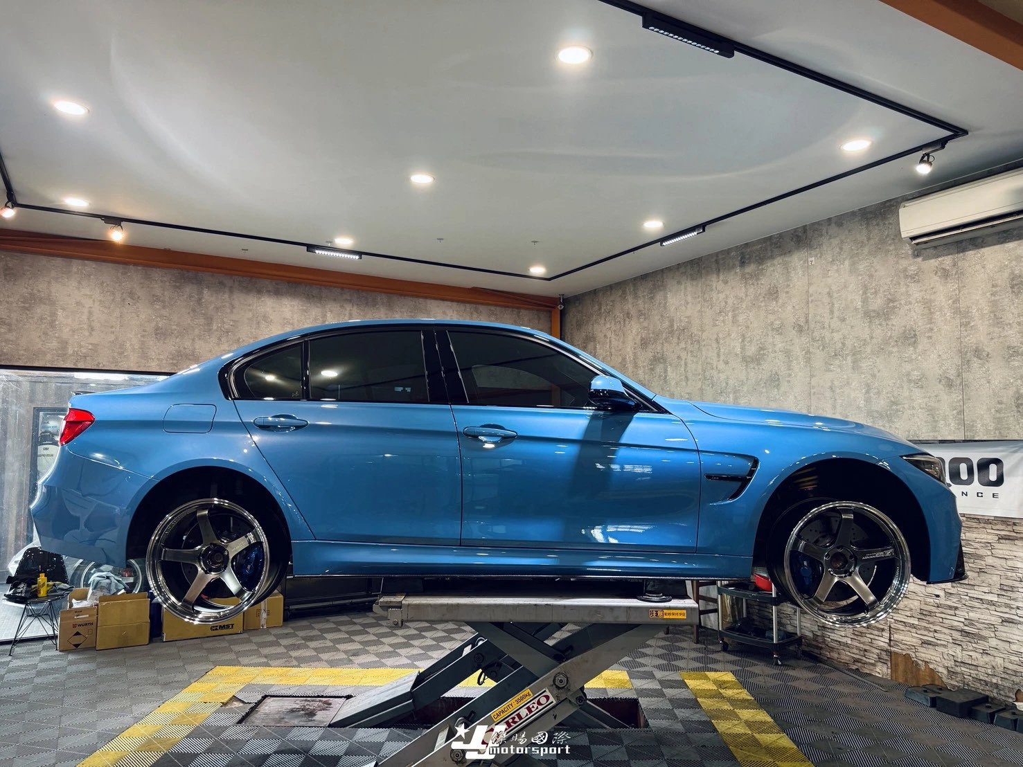 全新 寶馬 BMW F80 M3 M4 升級 升級日本Advan GT 19吋 鍛造 鋁圈 MPB色 輪框