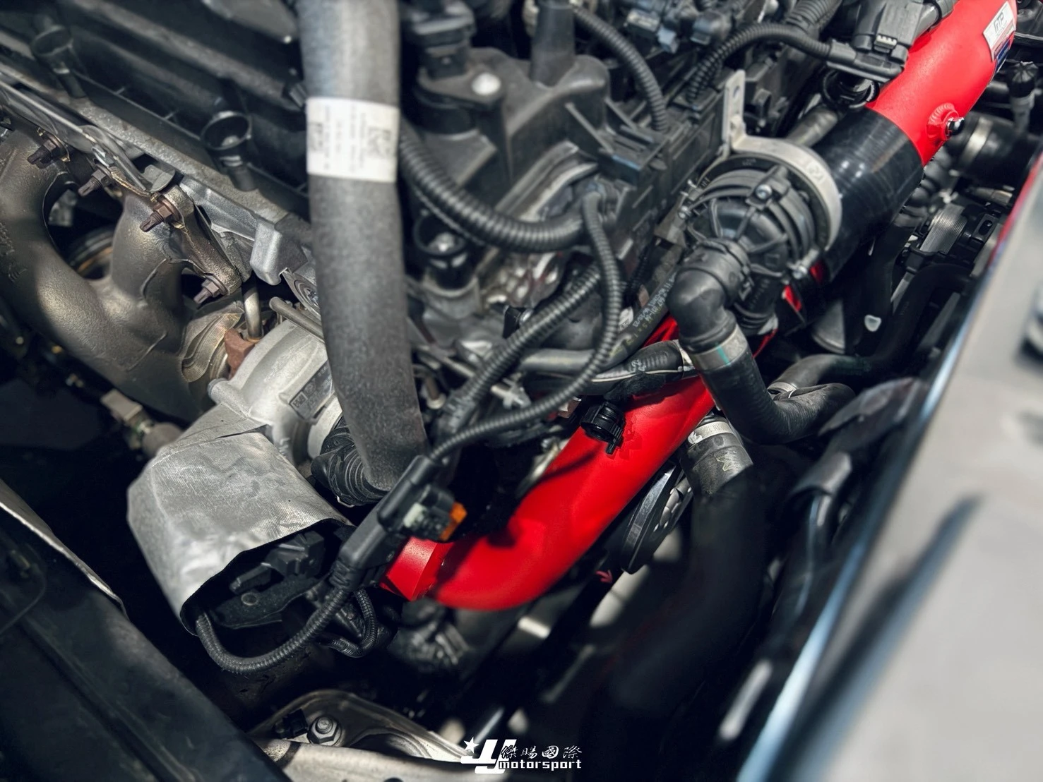 全新 TOYOTA SUPRA A90 GR B58 FTP 渦輪管 強化渦輪管 紅色