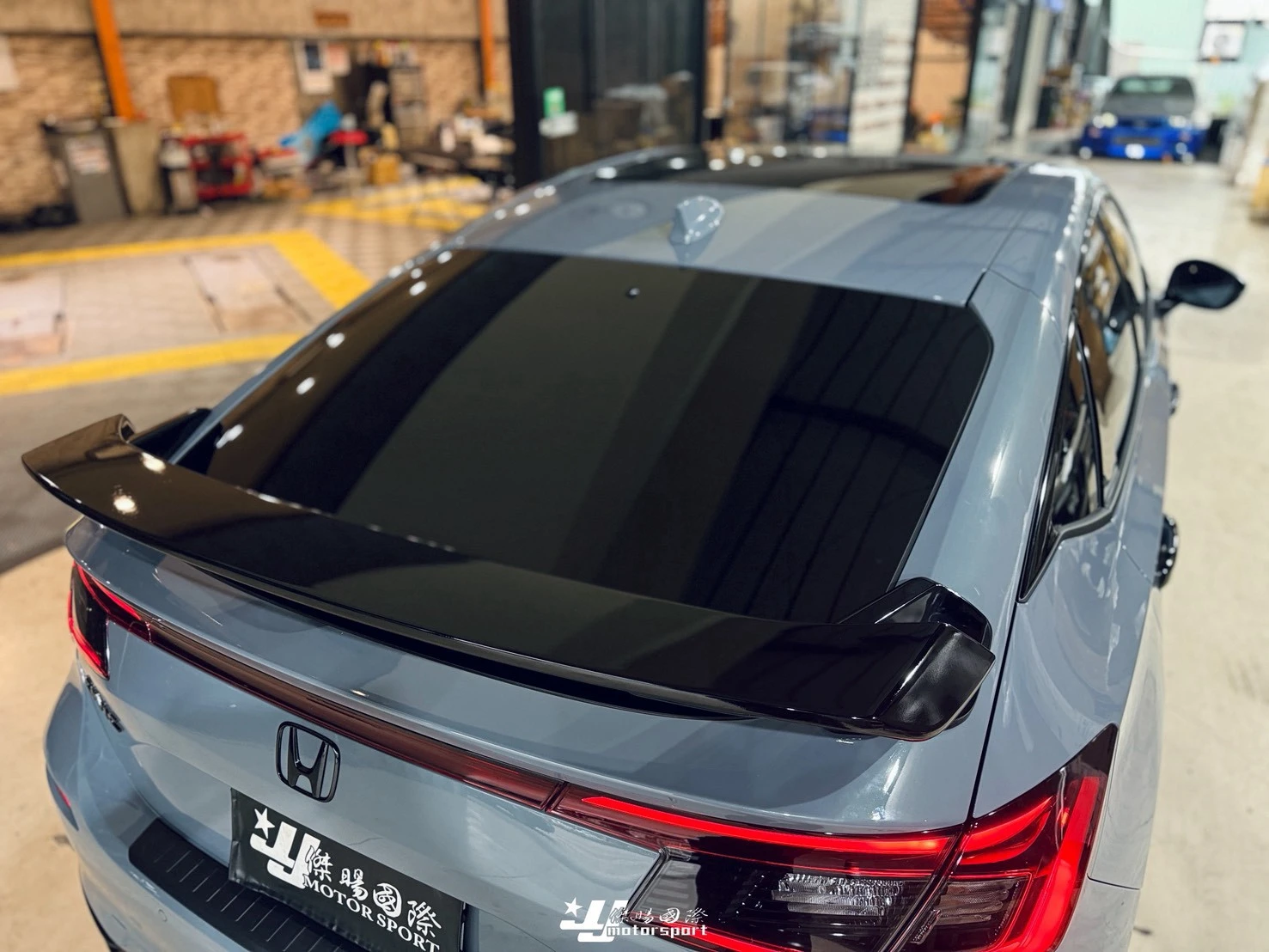 全新 HONDA CIVIC 11 喜美 11代 CIVIC11 類RS 亮黑 尾翼 含烤漆