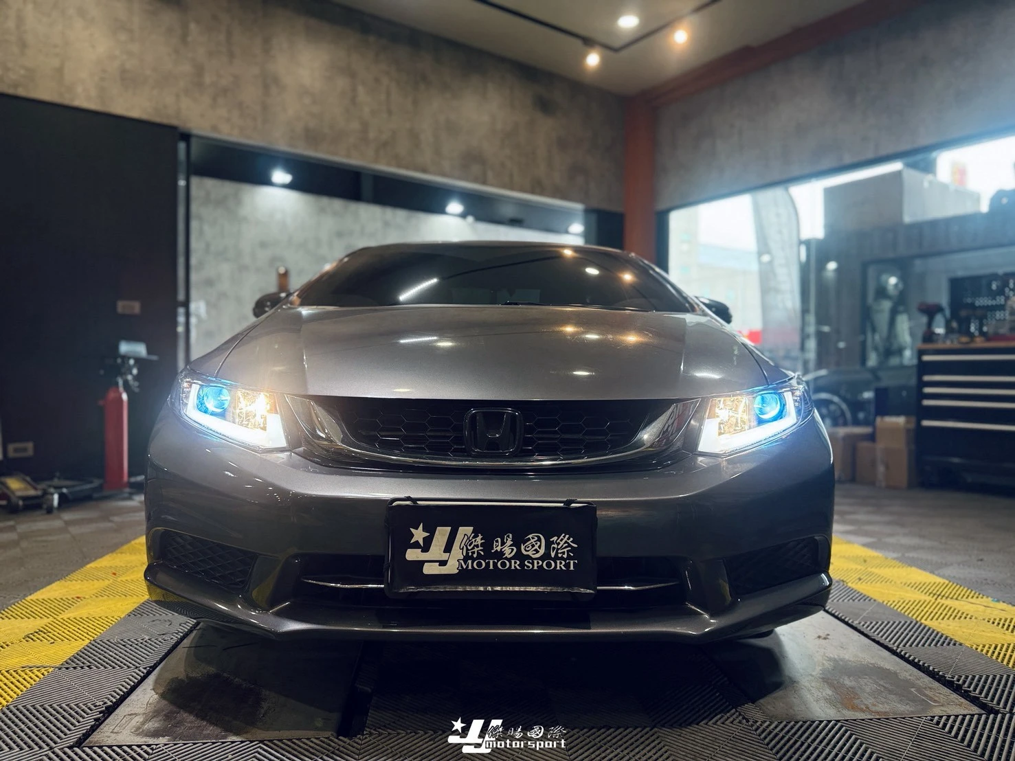 全新 HONDA 喜美九代 CIVIC 9代 2013 2014- CIVIC9 K14 黑框 R8燈眉 魚眼 大燈