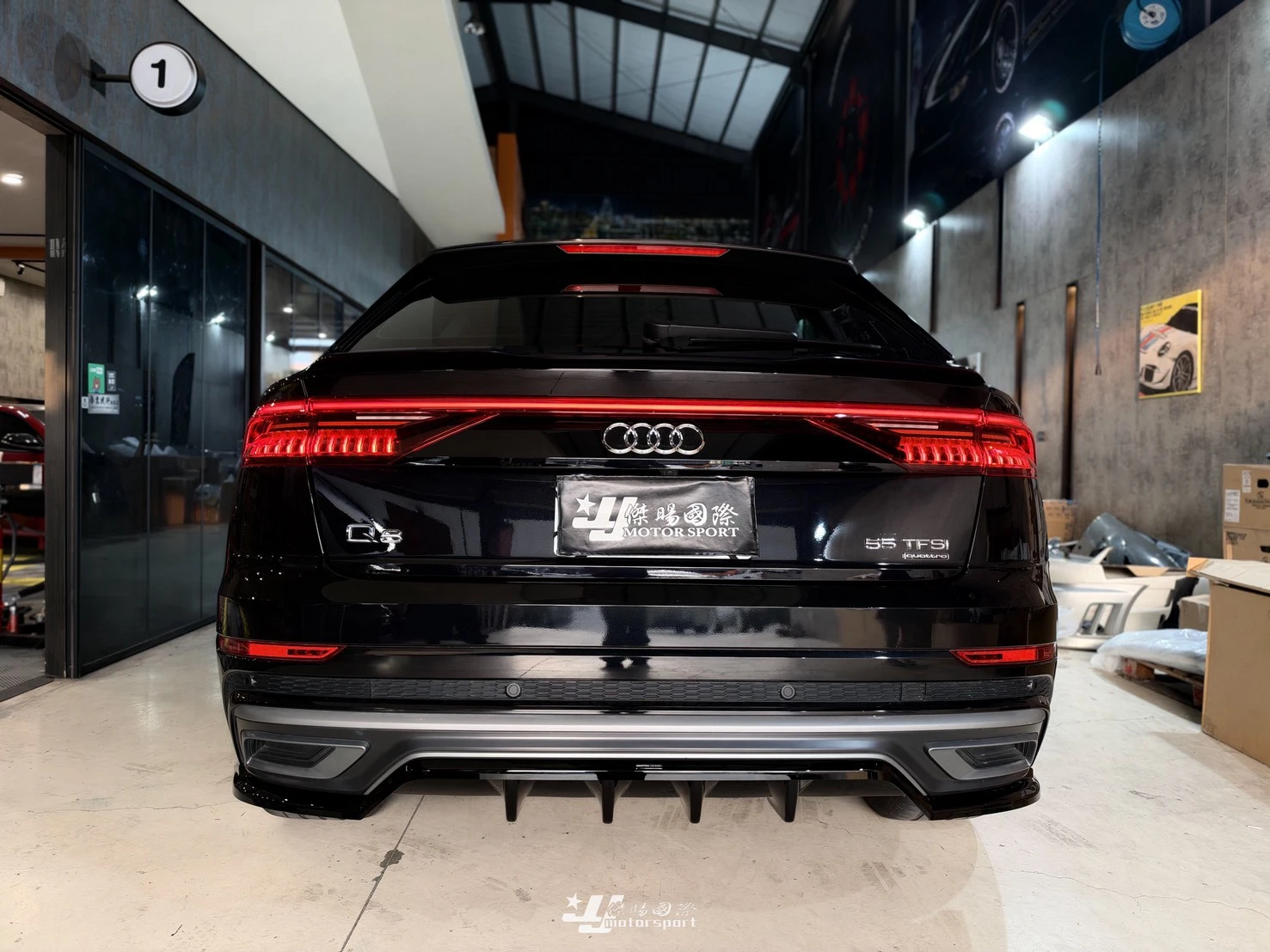 全新 奧迪 AUDI Q8 升級 MaxtonDesign MD前下巴 後下巴 側裙 中尾翼