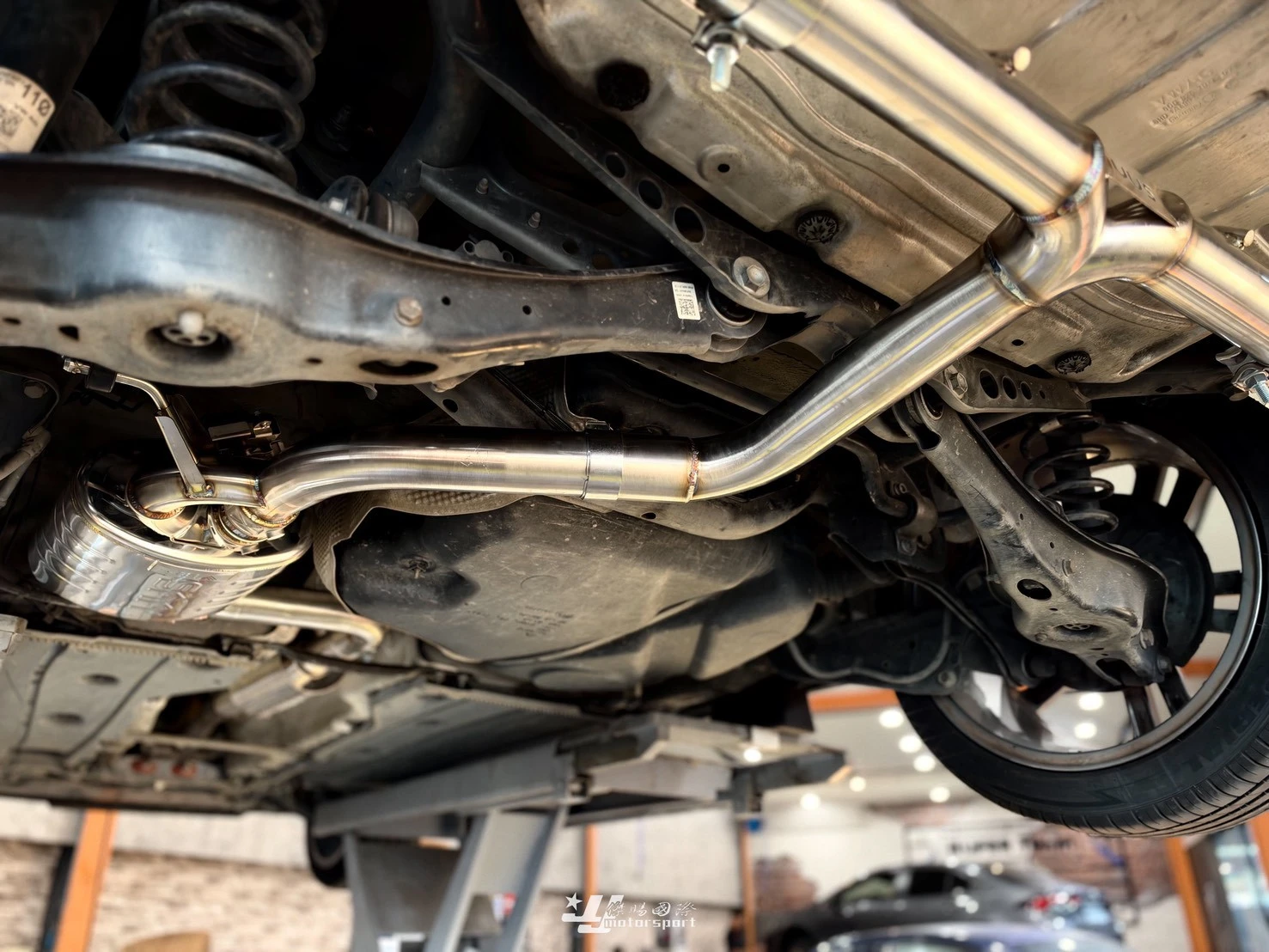 全新 福斯 VW GOLF 7.5 R-LINE 升級 VVS 排氣管 中尾段 + 遙控閥門 排氣管 含後下巴