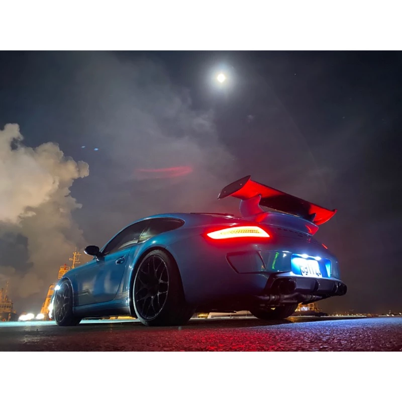 PORSCHE 保時捷 997 911 CARRERA C2 C4 05-07年 燻黑 光條 全LED 尾燈