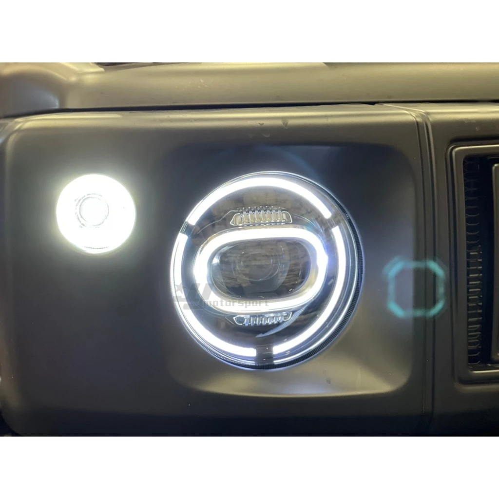 全新 SUZUKI JIMNY 18 19 動態呼吸 藍光漸變 全LED 三色 類大G 大燈 頭燈