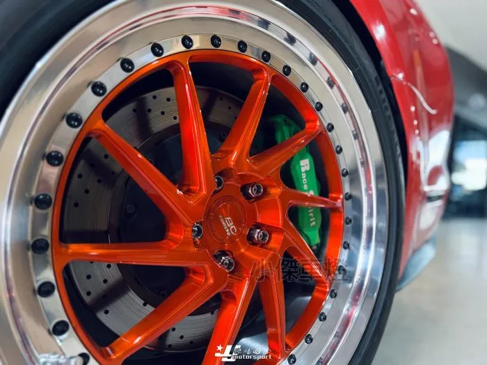 全新 福特 FORD MUSTANG 野馬 鋁圈 BC LE210 橘色 雙色 雙片 20吋 輪框