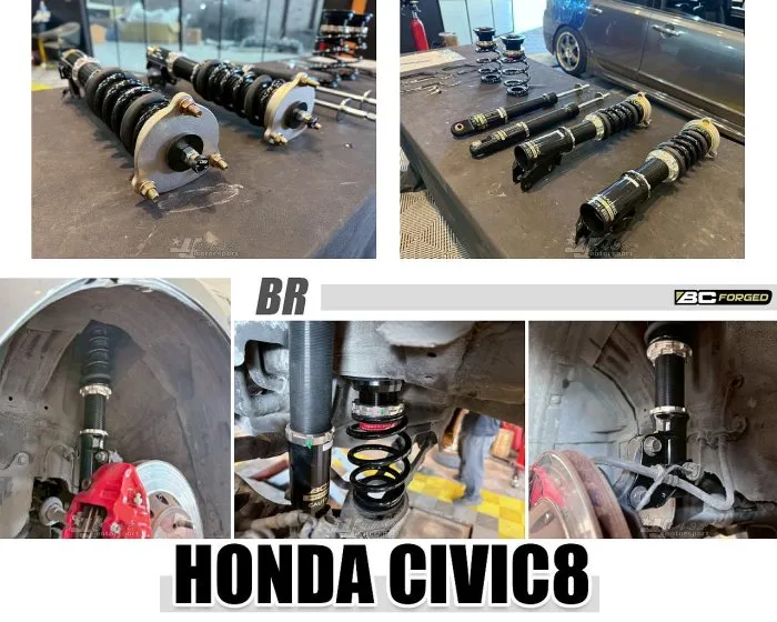 全新 HONDA 喜美8代 CIVIC8 K12 BC BR TYPE 30段阻尼 高低軟硬可調 避震器