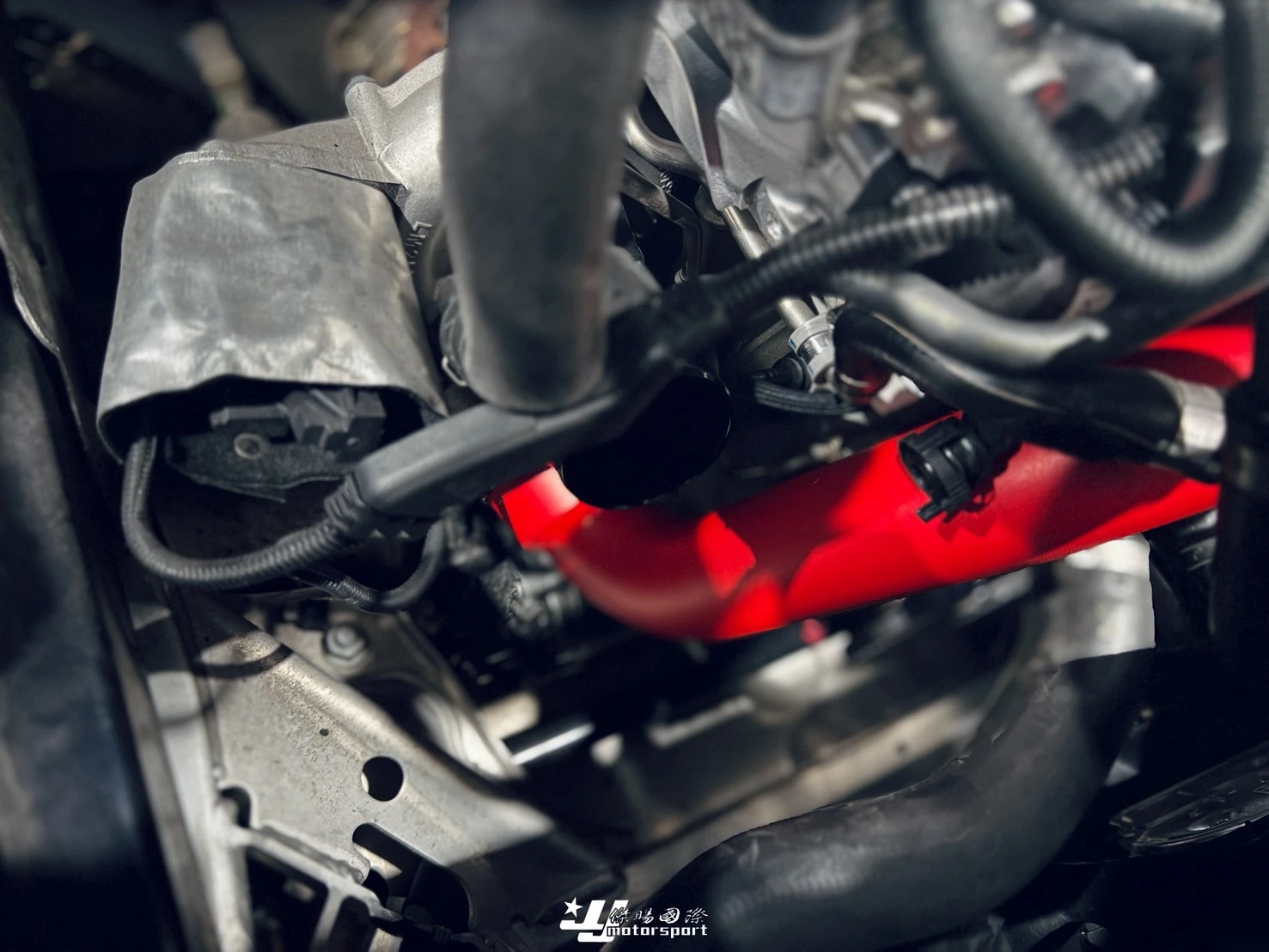 全新 TOYOTA SUPRA A90 GR B58 FTP 渦輪管 強化渦輪管 紅色