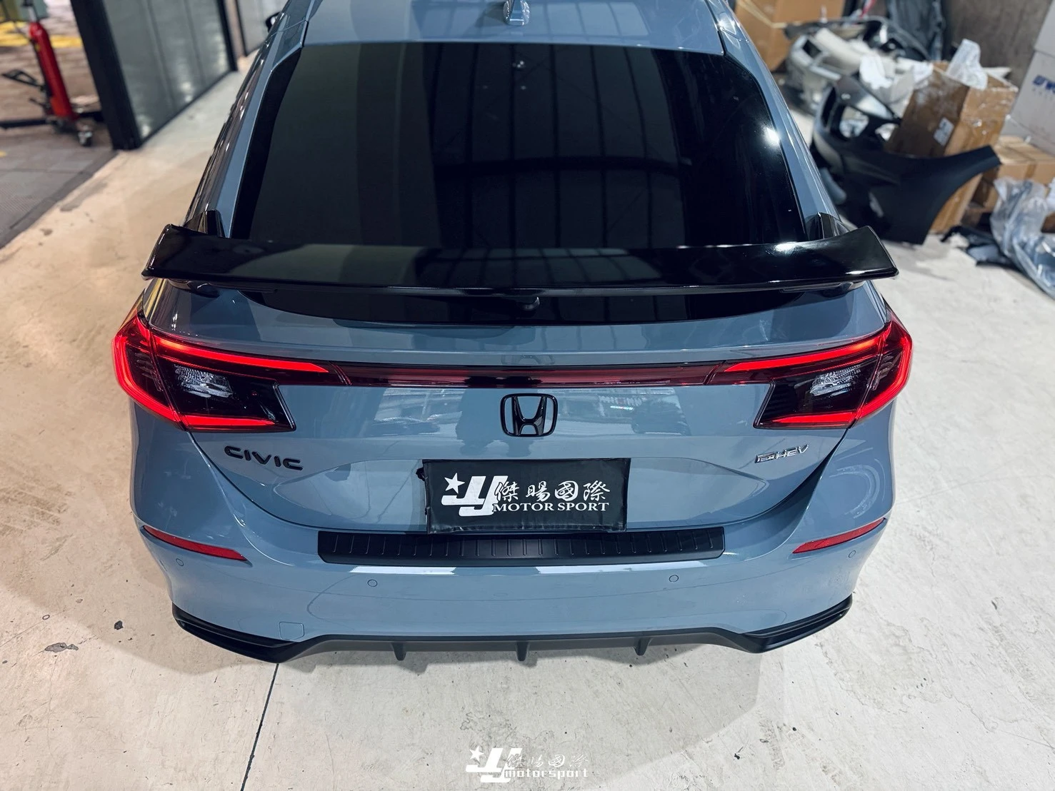 全新 HONDA CIVIC 11 喜美 11代 CIVIC11 類RS 亮黑 尾翼 含烤漆