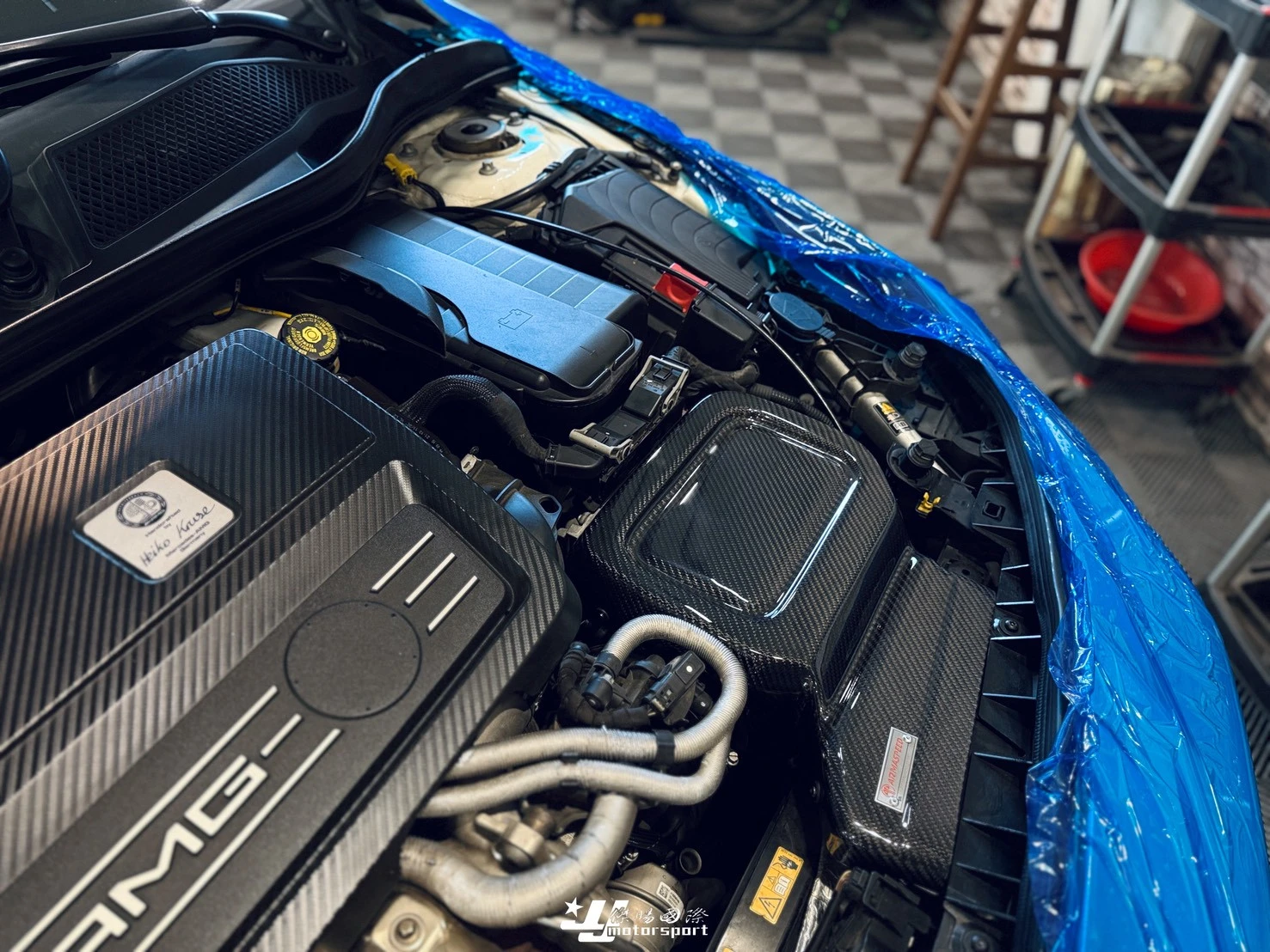 全新 BENZ W117 CLA45 W176 A45 ARMA SPEED 碳纖維 卡夢 進氣套件