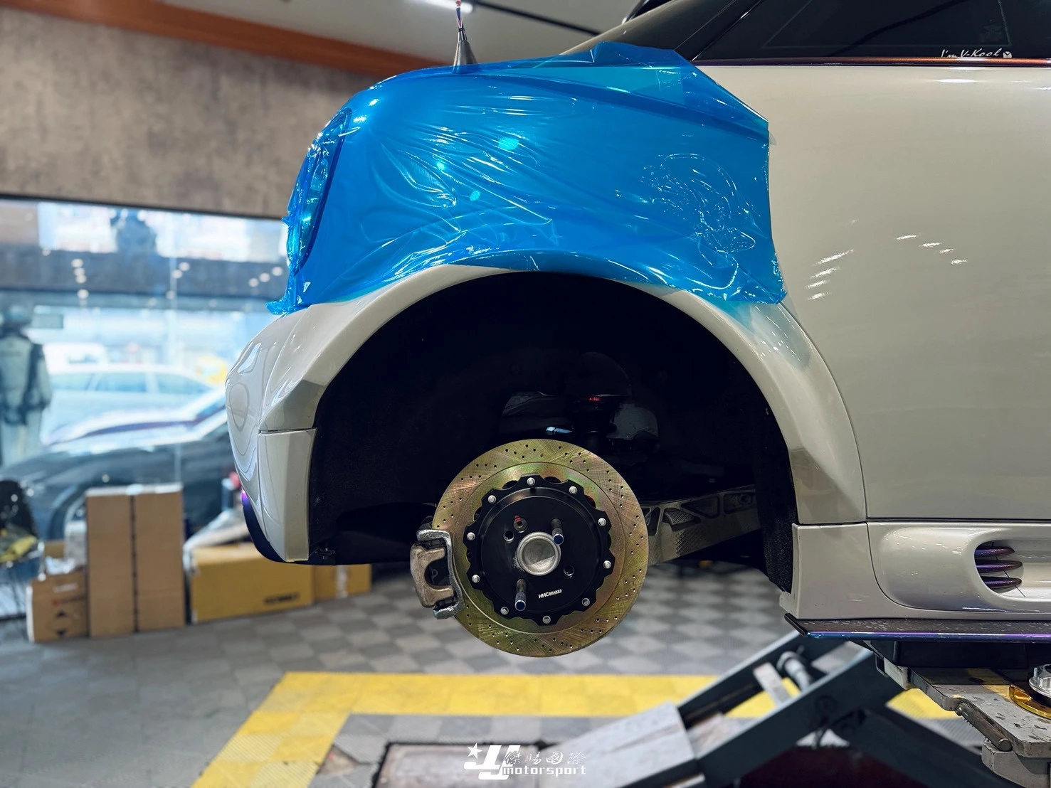 BMW MINI COOPER R58 R56 升級 前 AP9440 大四活塞配 330碳陶盤 後HHC後雙片式加大碟325MM