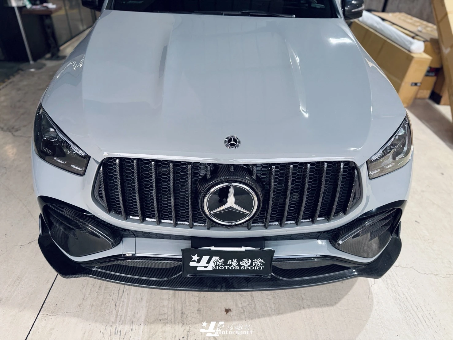 全新 BENZ 賓士 GLE 300 SUV GLE W167 2024- GT 全碳纖維樣式 卡夢 水箱柵 水箱罩
