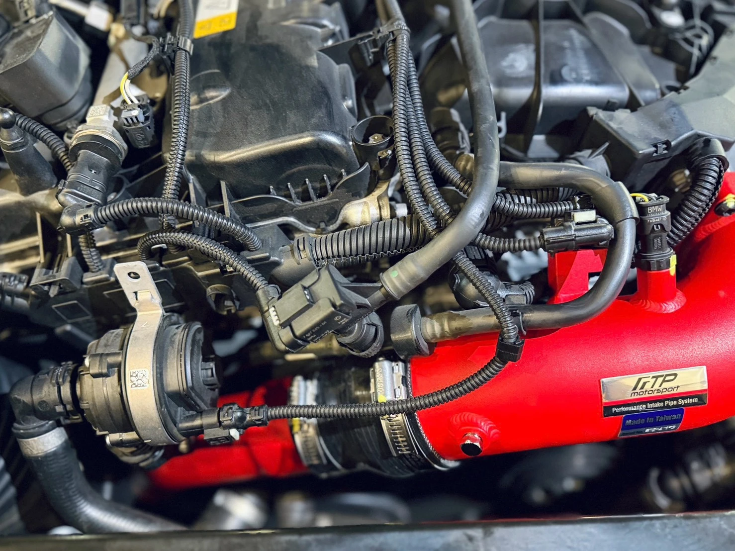 全新 TOYOTA SUPRA A90 GR B58 FTP 渦輪管 強化渦輪管 紅色
