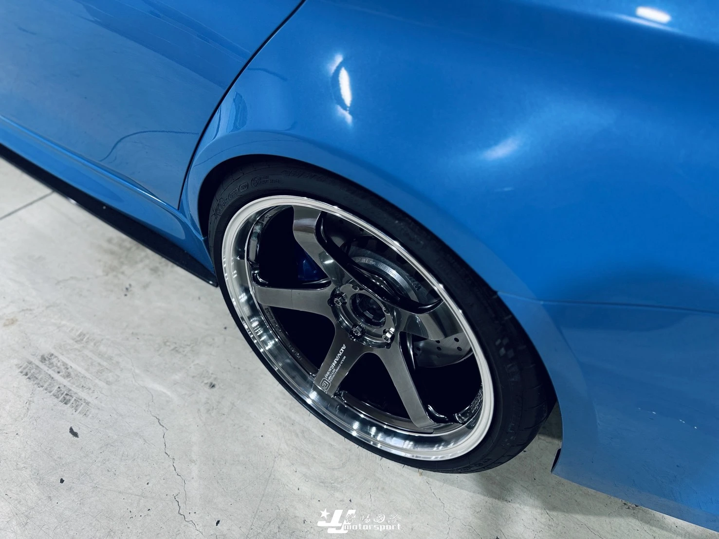 全新 寶馬 BMW F80 M3 M4 升級 升級日本Advan GT 19吋 鍛造 鋁圈 MPB色 輪框