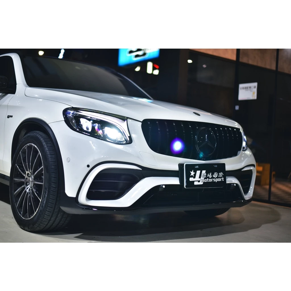 賓士 BENZ GLC200 250 300 SUV GLC43 改 GLC63 前保桿 含 亮黑水箱罩 素材