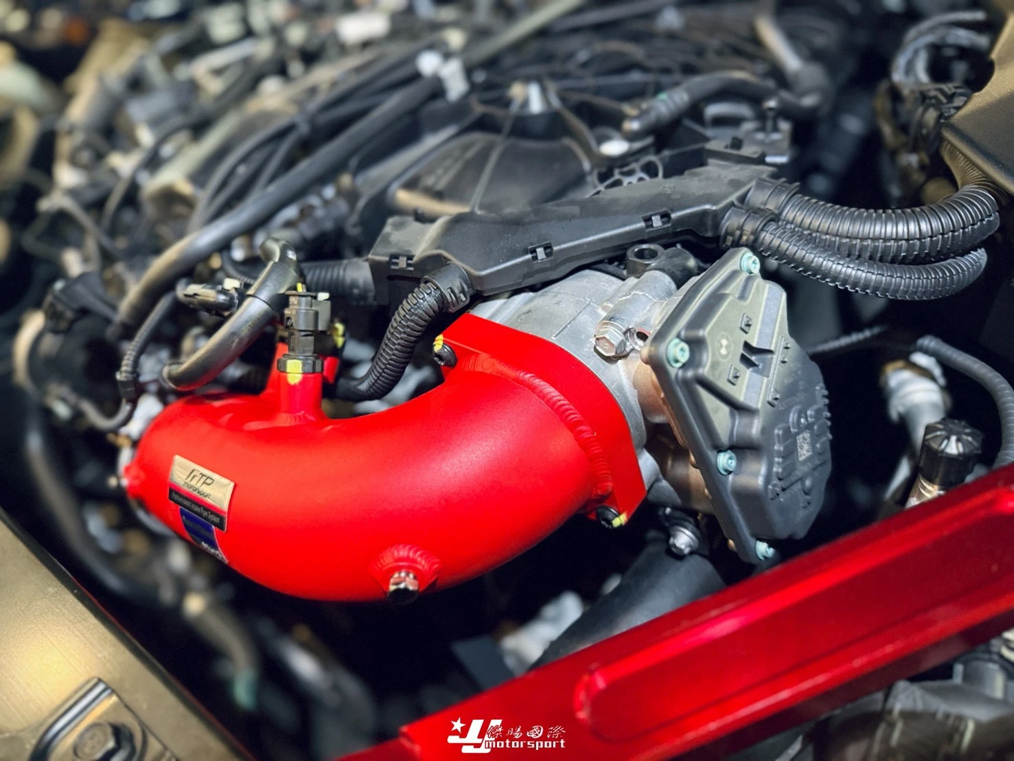 全新 TOYOTA SUPRA A90 GR B58 FTP 渦輪管 強化渦輪管 紅色