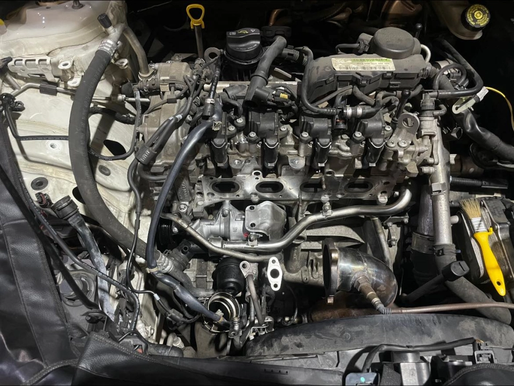 BENZ W117 CLA250 引擎冷卻系統維修