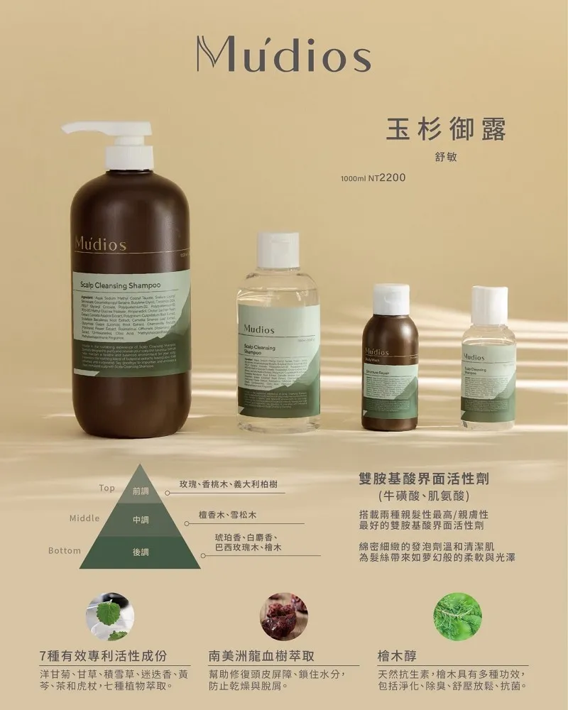 Mudios 玉杉御露 (非涼感)