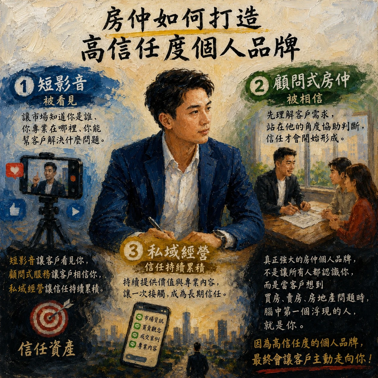房仲如何打造高信任度個人品牌｜台北房仲短影音｜汐止自媒體教學