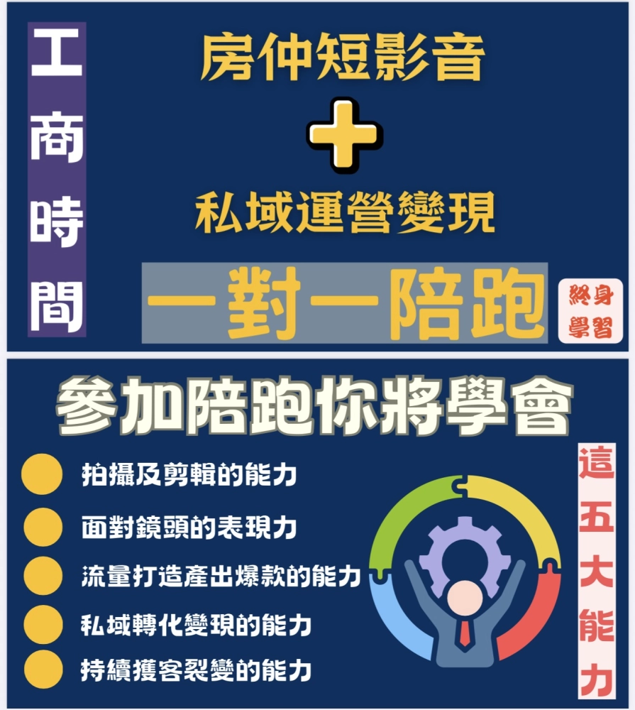 一對一陪跑終身學習