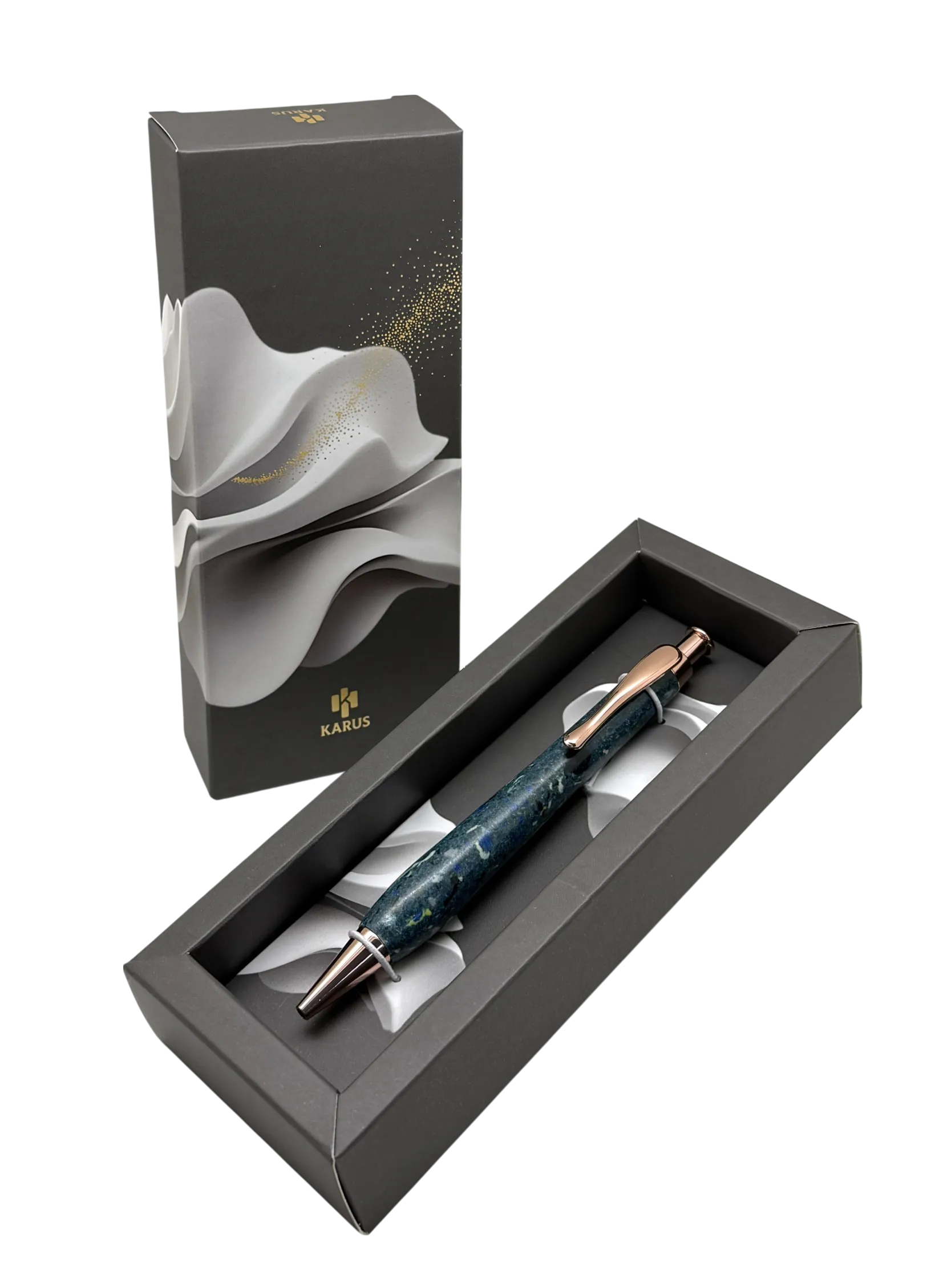 再衣筆｜鐵灰色（Steel-Gray Dressed Pen）