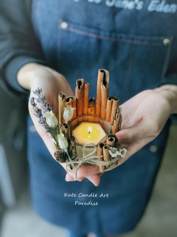 Cinnamon candle holder 肉桂燭台