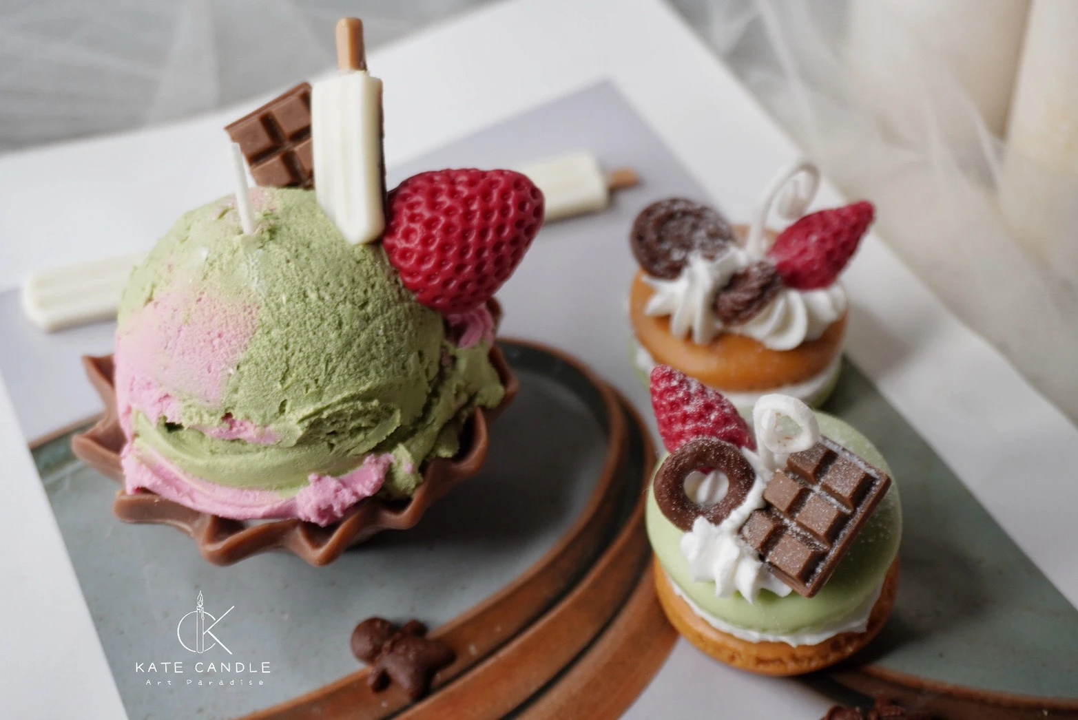 Ice cream candle 冰淇淋蠟燭