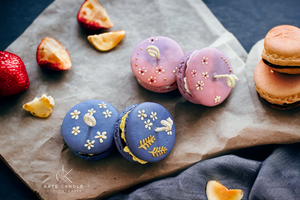彩繪馬卡龍蠟燭 New macaron candle