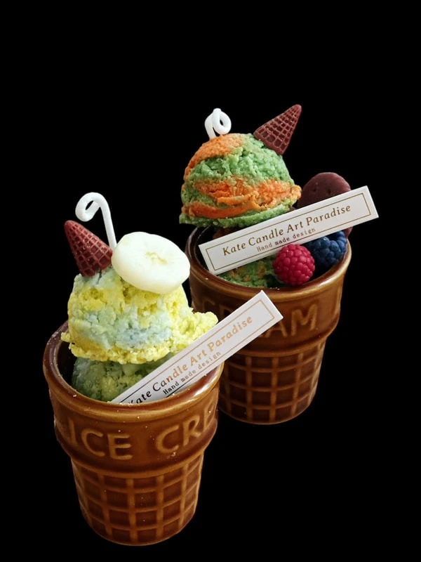 Ice cream candle 冰淇淋蠟燭