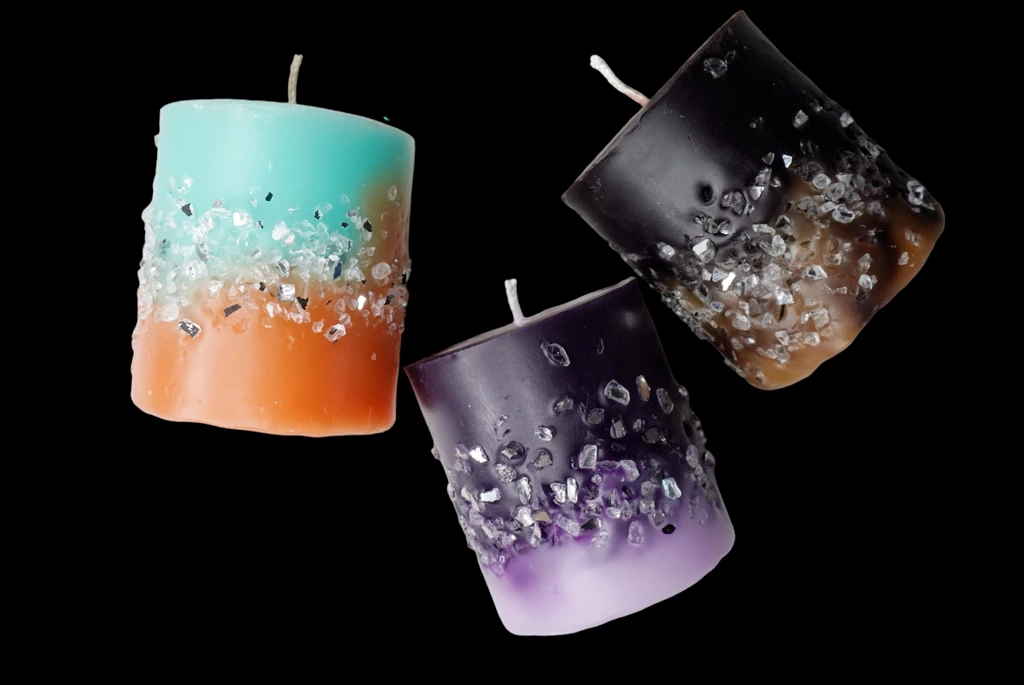 Glitter candle珠光亮片蠟燭