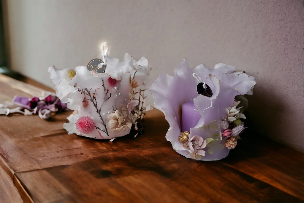 Flower lantern立體花燈籠蠟燭