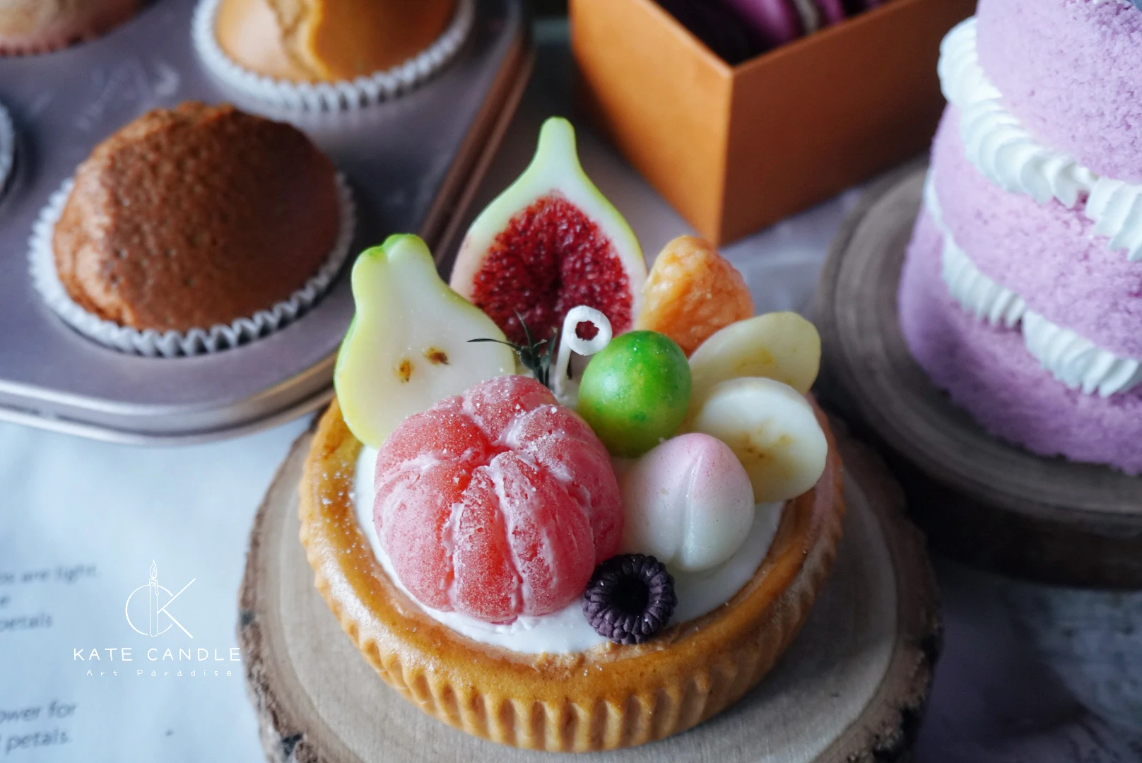 水果塔 baking candle 2