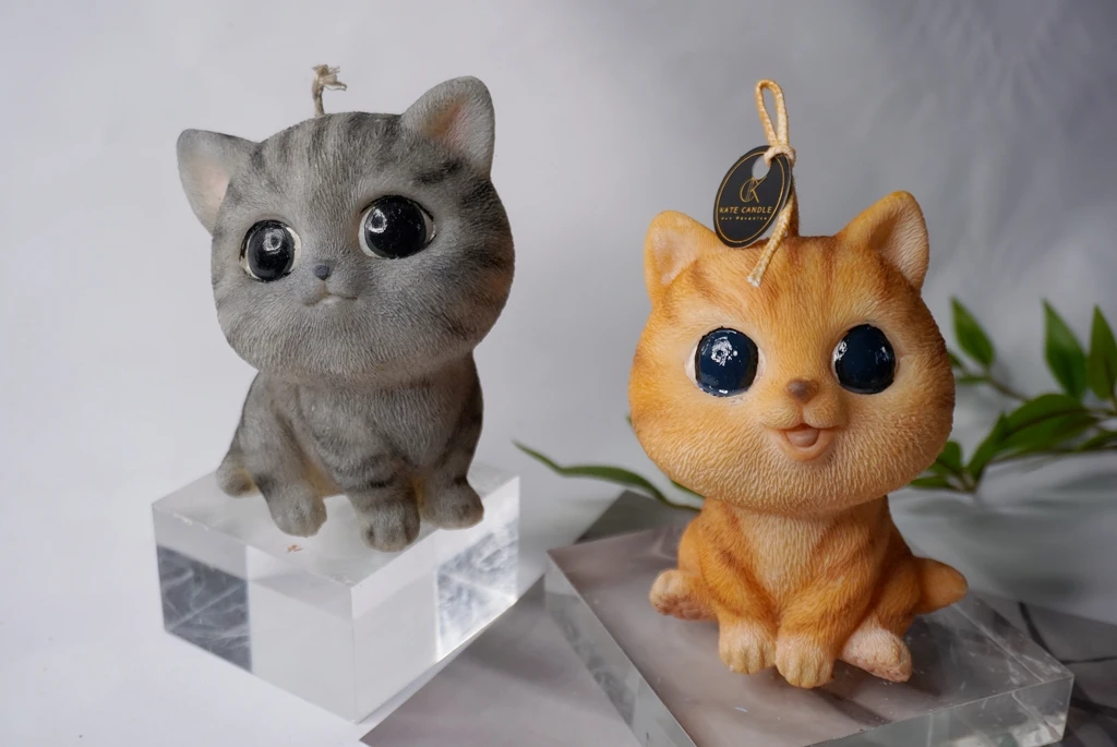 動物彩繪蠟燭