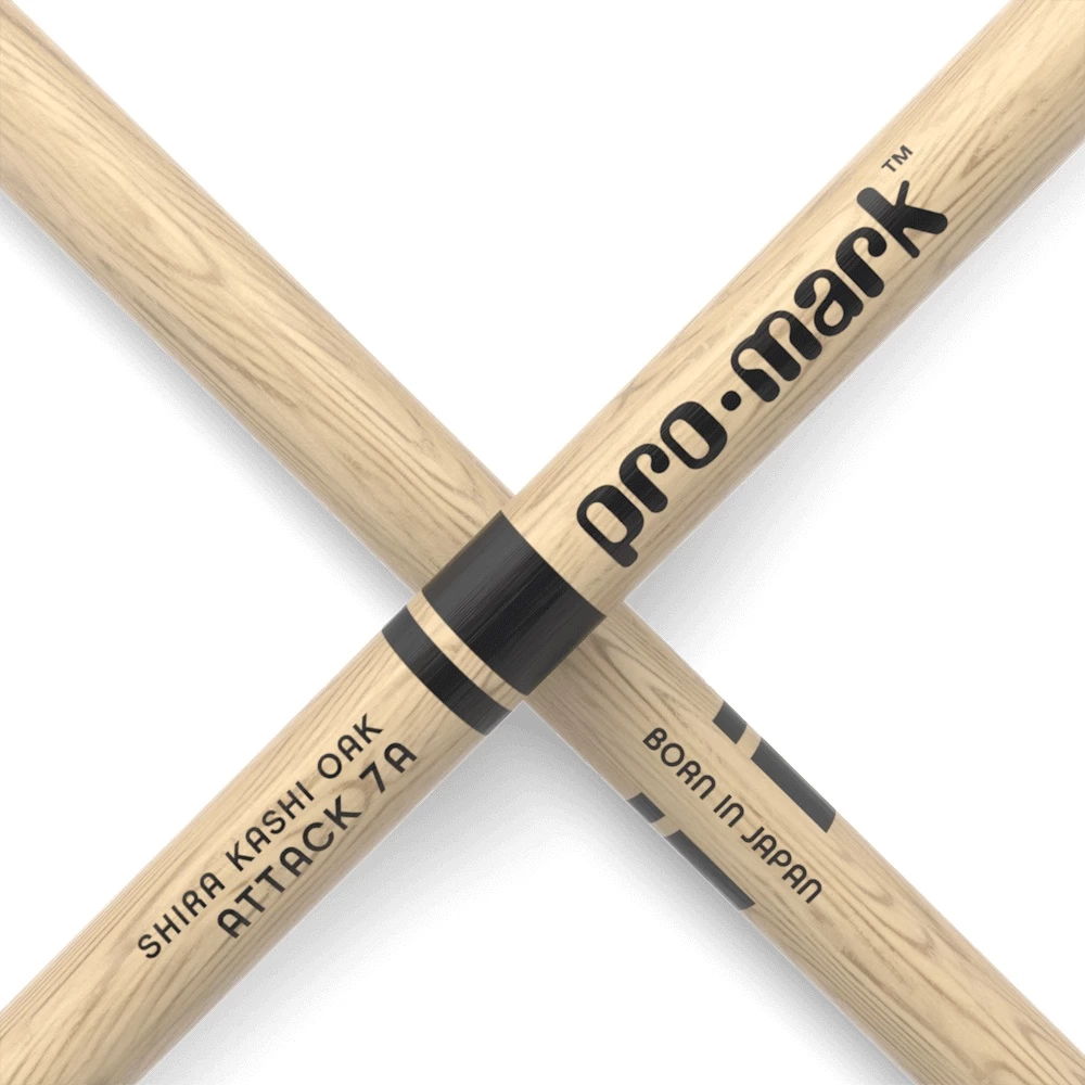 PROMARK PW7AN 漆面白橡木 ATTACK 7A 尼龍頭鼓棒
