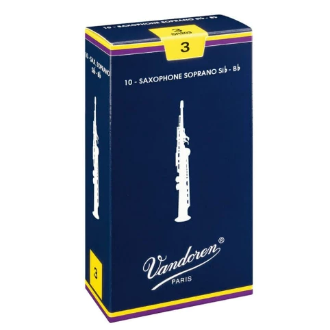 VANDOREN高音薩克斯風Soprano SAX 竹片簧片 藍盒V5 10片裝