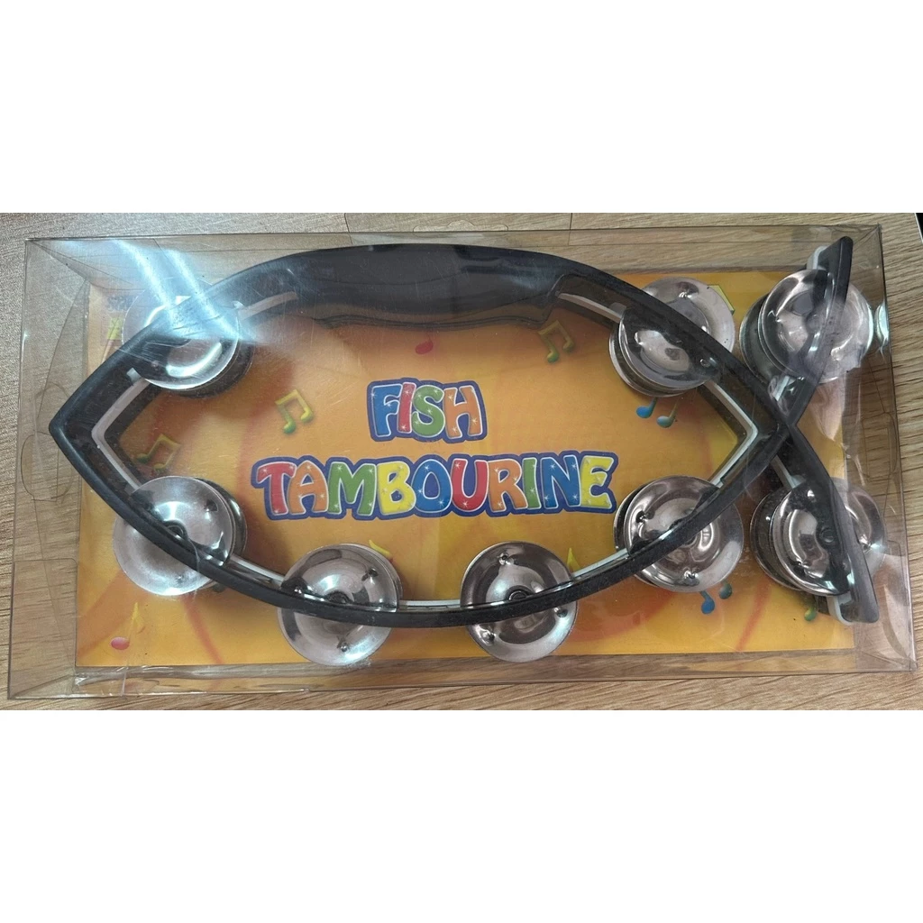 Halilit MT530 FISH TAMBOURINE-魚形鈴鼓-出清