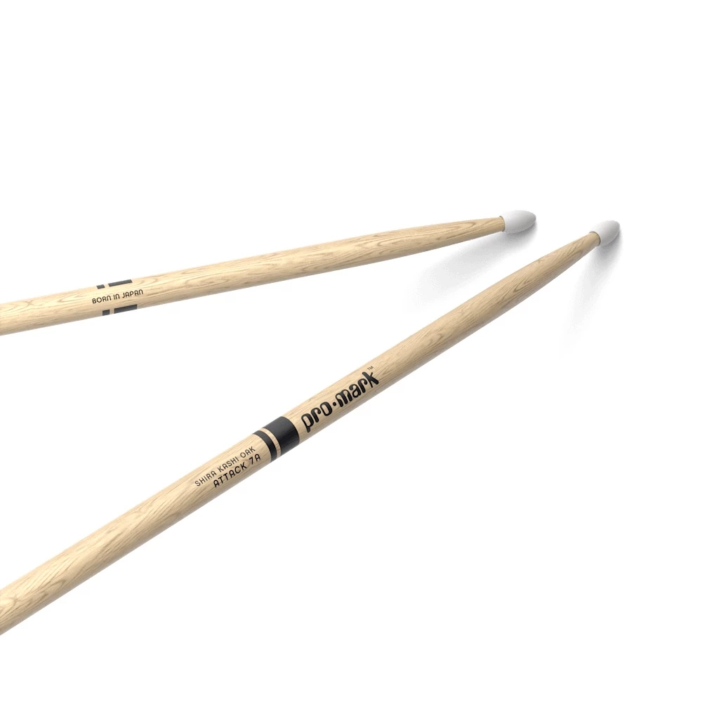 PROMARK PW7AN 漆面白橡木 ATTACK 7A 尼龍頭鼓棒