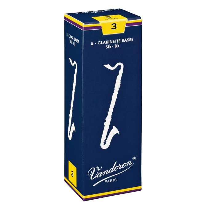 VANDOREN低音豎笛 BASS CLARINET 竹片簧片 藍盒V5 5片裝