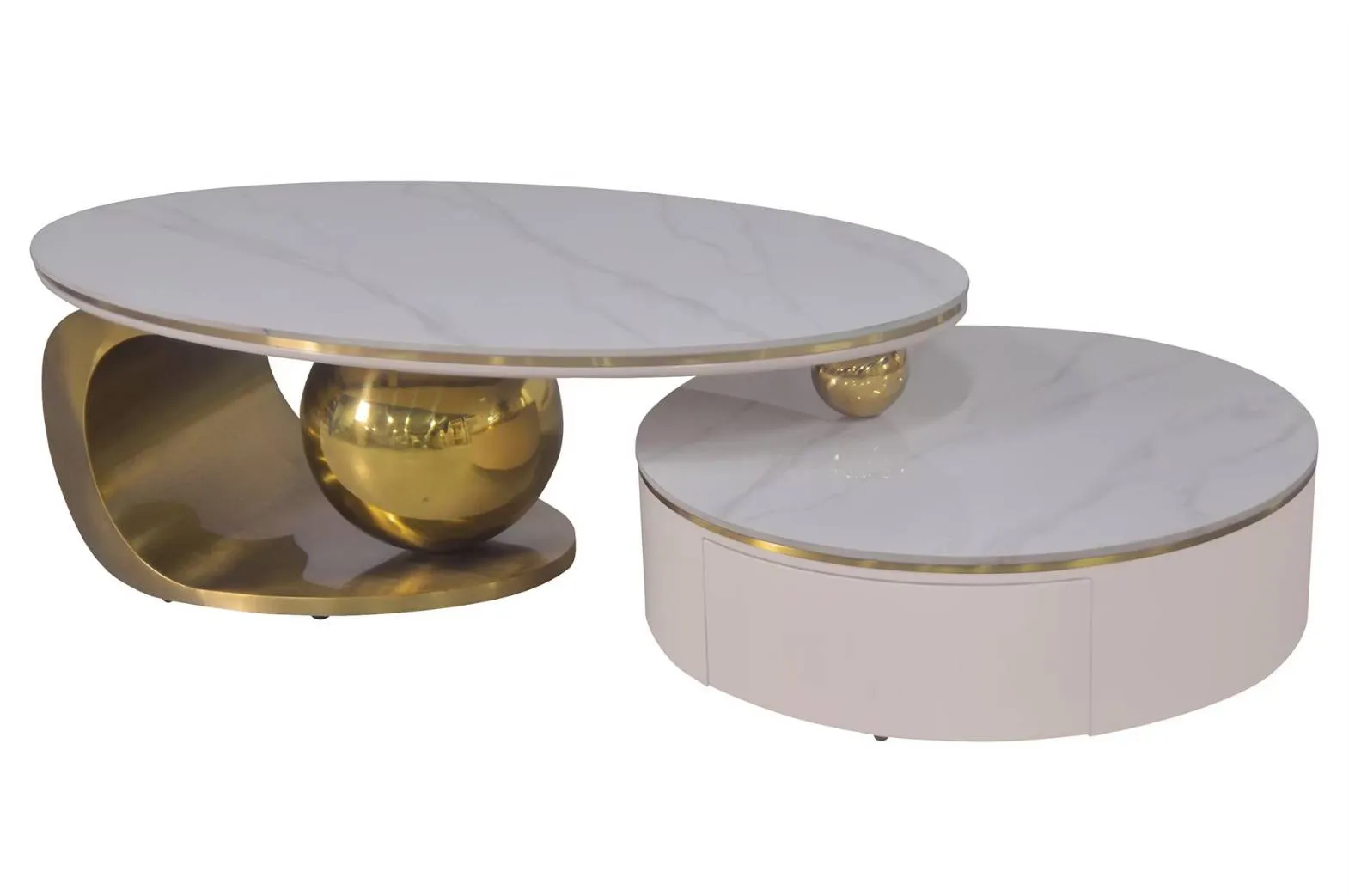 693# 高級岩板伸縮茶几