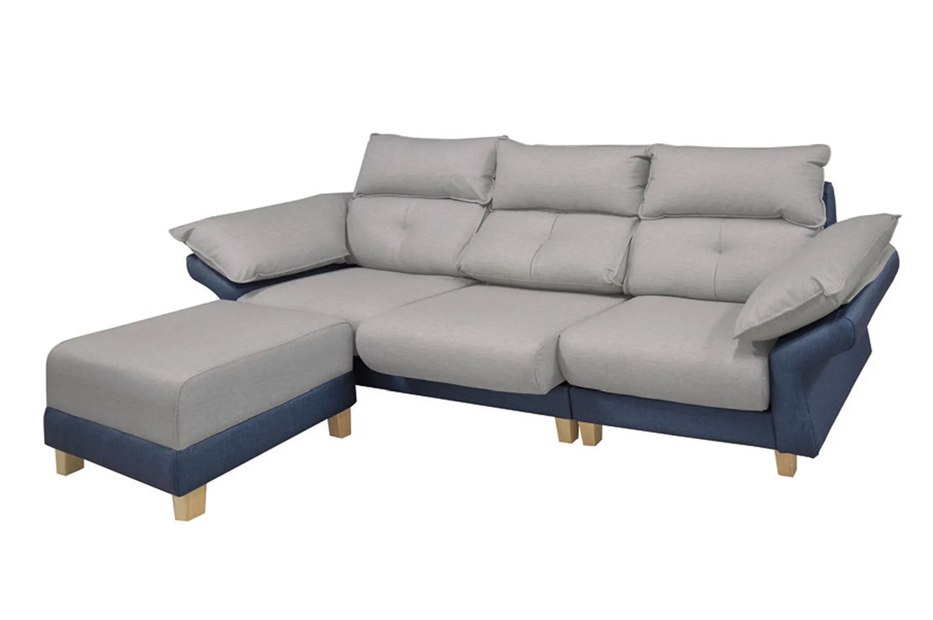 妮妮L型四人貓抓皮伸縮沙發