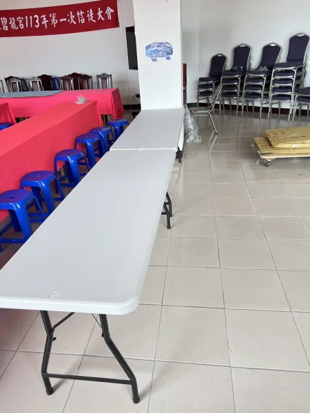 鶯歌碧龍宮-折疊會議桌  洽談桌 方便桌｜新北市家具工廠｜鶯歌區家具工廠
