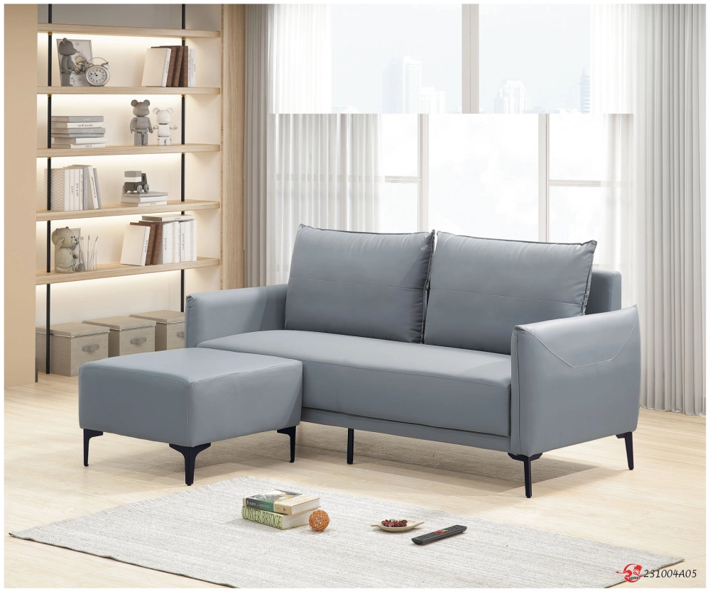 希斯3人L型耐抓皮沙