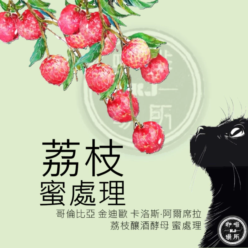 【你真沒喝過的花荔咖啡の酒釀版 ｜限量全新上市】哥倫比亞 金迪歐 卡洛斯·阿爾席拉 荔枝釀酒酵母 蜜處理｜KJ·咖啡場所