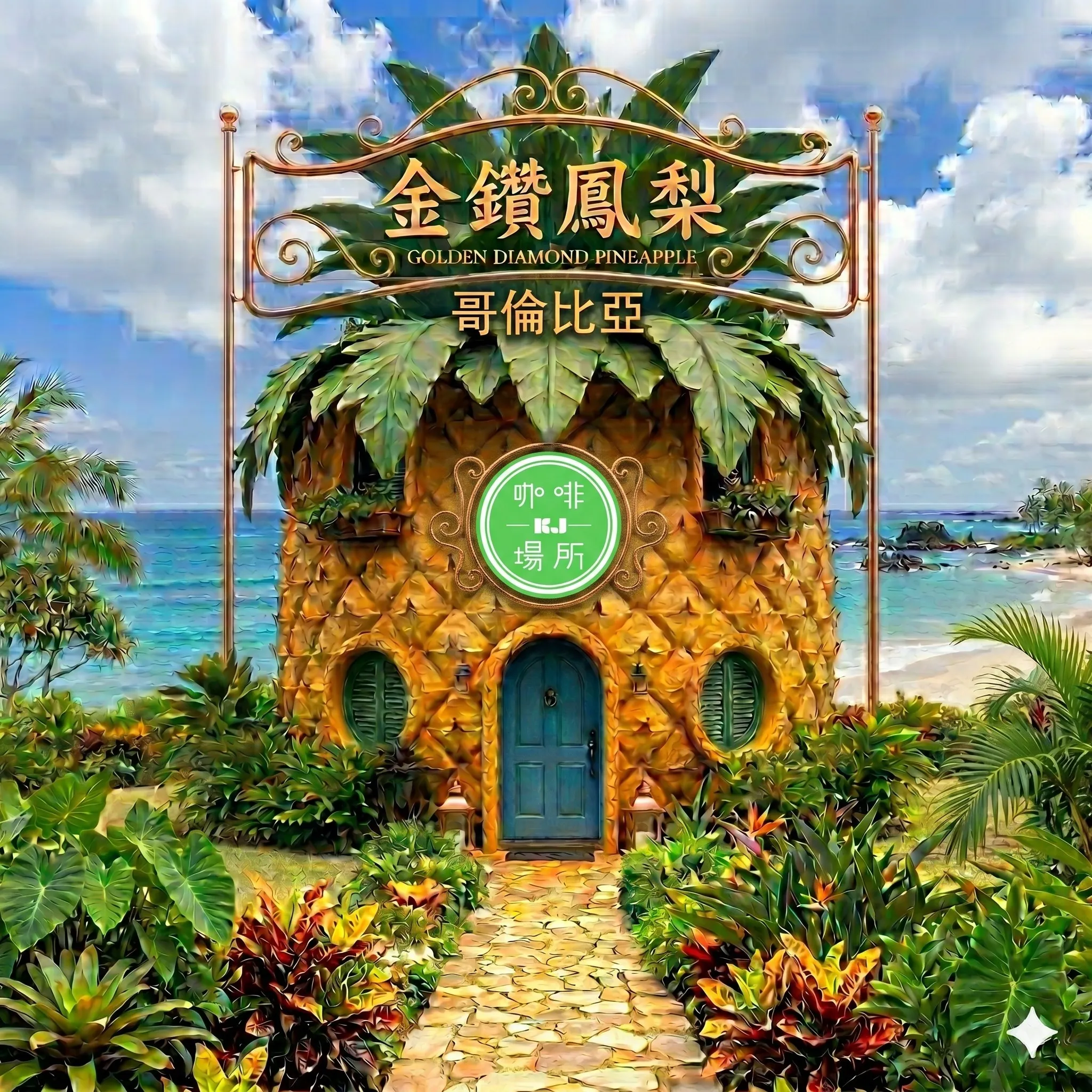 哥倫比亞 金迪歐《金鑽鳳梨》水洗