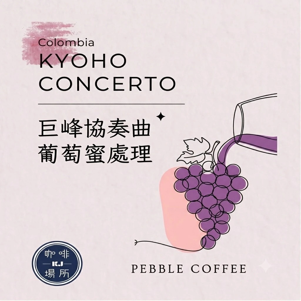 哥倫比亞 金迪歐 巨峰協奏曲 葡萄水果酵母 蜜處理